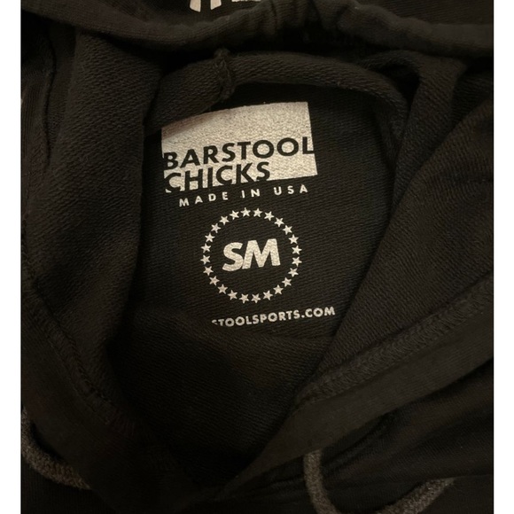 Barstool Sports Call Her Daddy Cropped Hoodie Black - Picture 2 of 2